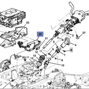 Modulo EPS ( Modulo de Dirección Asistida ) para Chevrolet Tahoe Hybrid 2009 - 2014 ( Parte No.- 25962338 ) JL502-00022 EPS