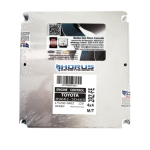 Ecu ( Cerebro / Computador ) para Toyota Hilux 4x4 CD A/A ( 89661-3D460 ) Motor 2RZ-FE